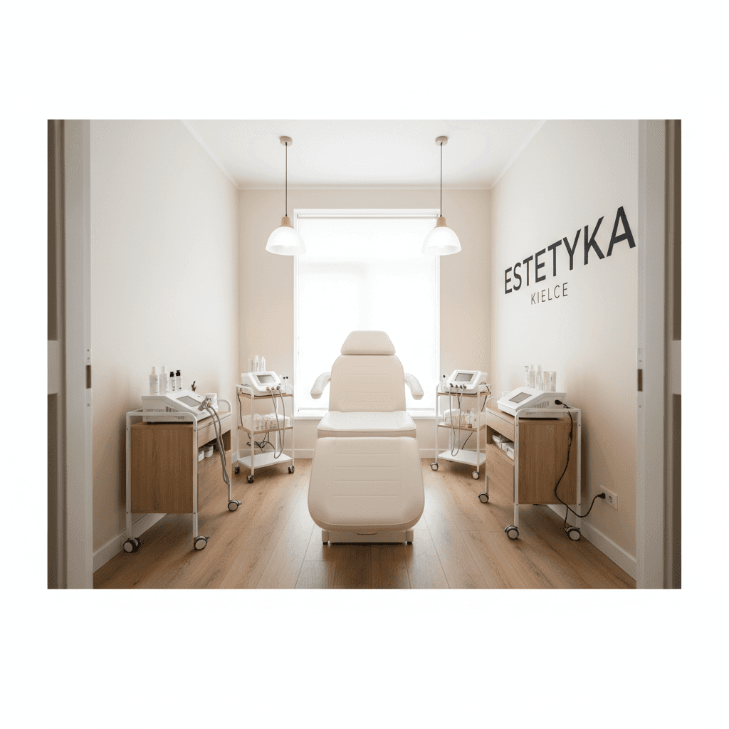 Modern treatment room at ESTETYKA salon