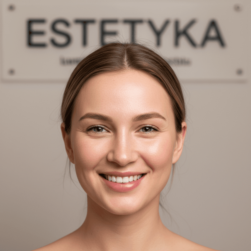 Client skin results from chemical peel at ESTETYKA