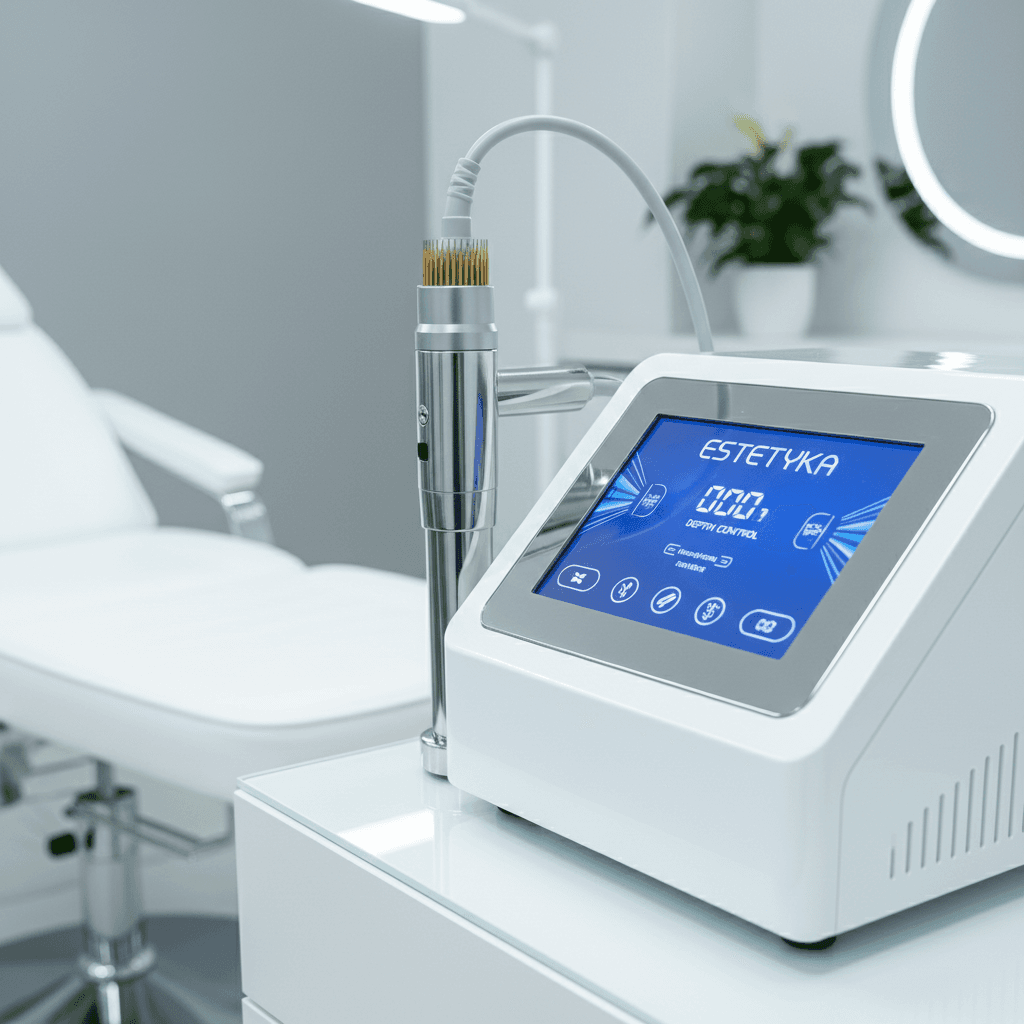 RF microneedling device at ESTETYKA salon in Kielce