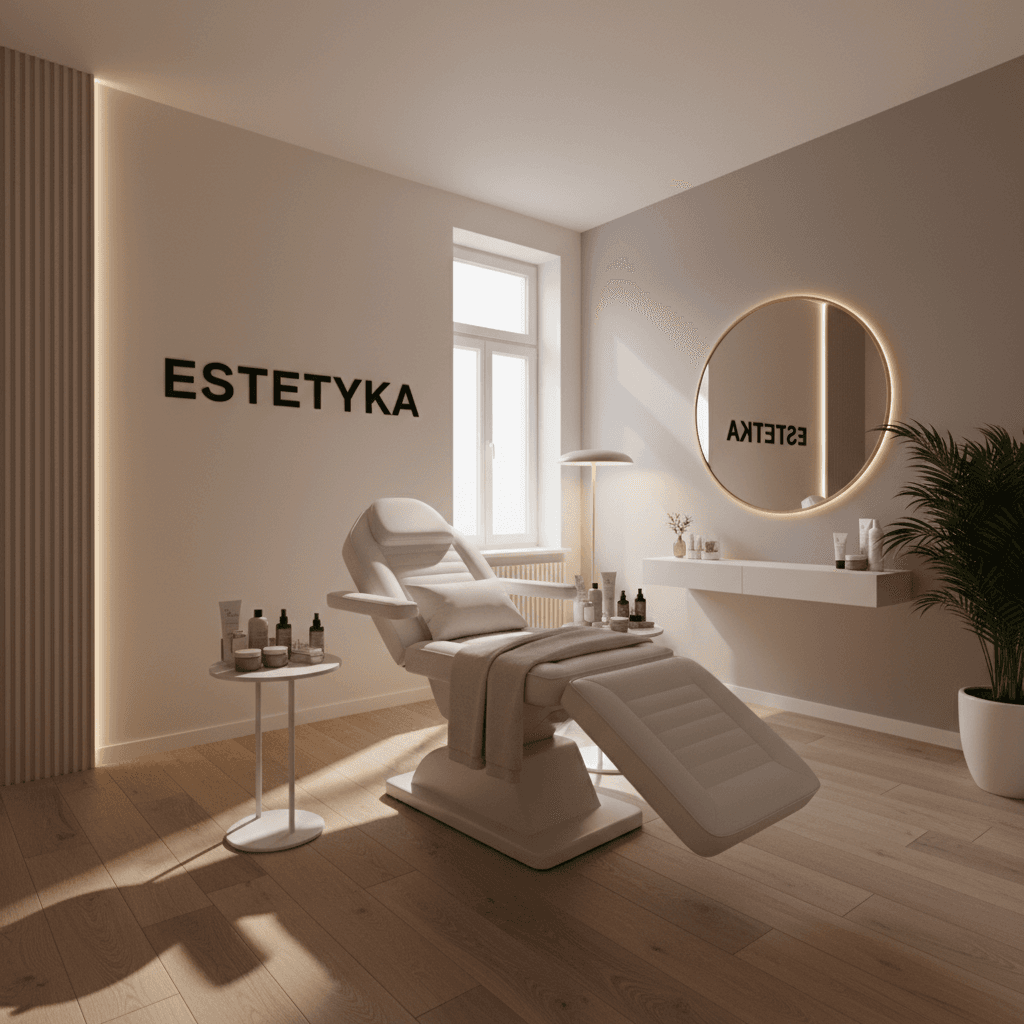 Professional treatment room at ESTETYKA in Kielce