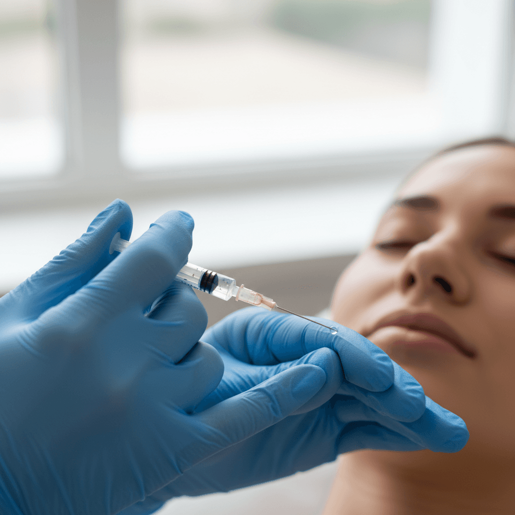 Needle mesotherapy treatment technique at ESTETYKA